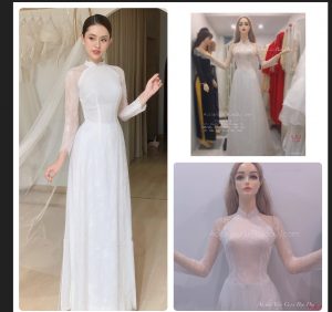 áo dài hỏi cưới