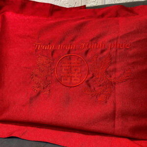 áo gối cưới thêu lon gphujng- trăm năm hạnh phúc